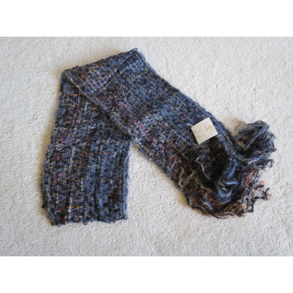 Gloria Hardiman Maple Grove Gallery Purple Tone Handwoven Scarf